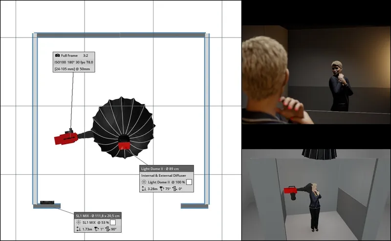Shot list · Set.a.Light 3D previz · floorplan · budget, materials, rental & crew