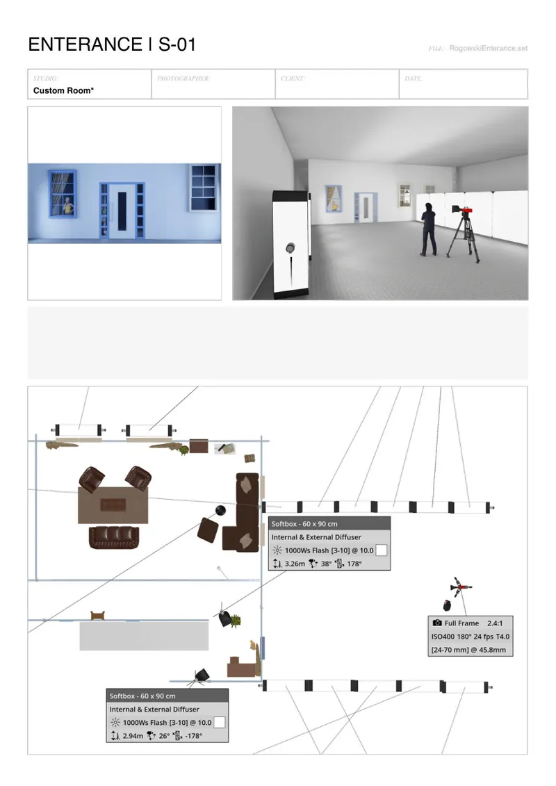 Fig. Comparison of pre-vis and footage · character lookbook · storyboard